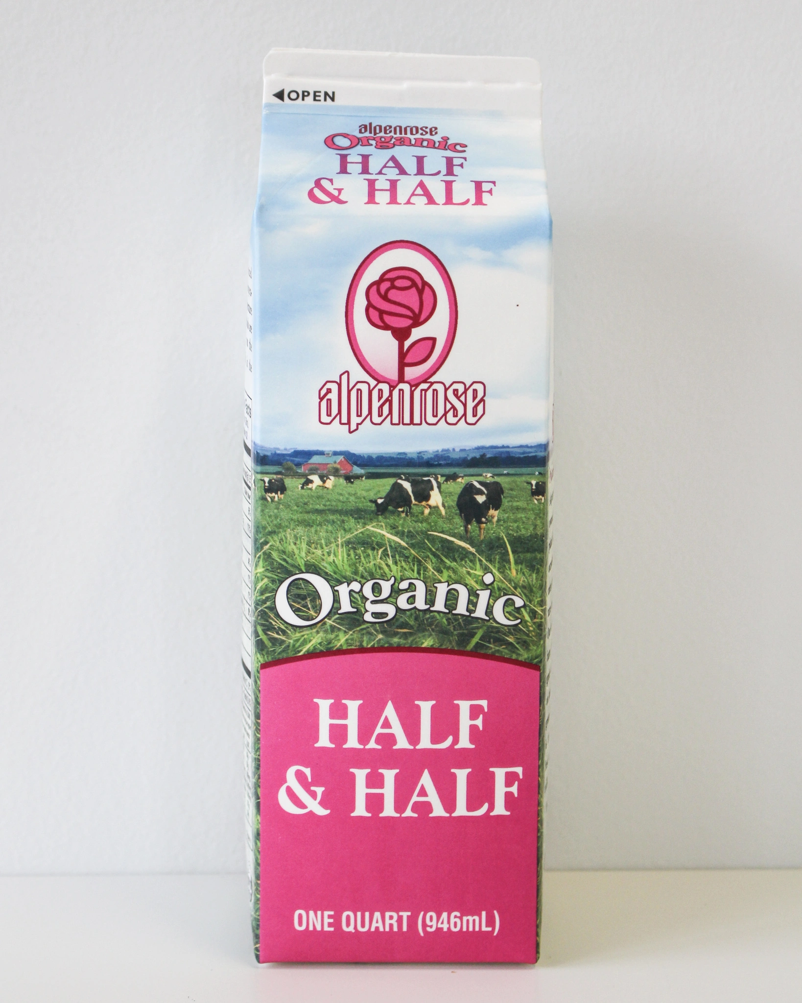 Alpenrose Organic Half&Half Quart
